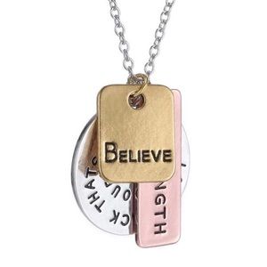 Believe necklace